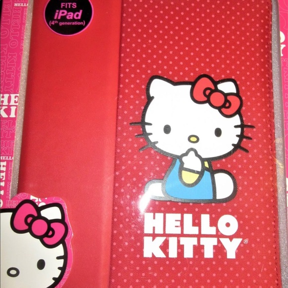 Adorable Hello Kitty iPad cover kick stand protect - Picture 3 of 6